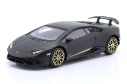Lamborghini Huracan Performante Baujahr 2017 mattschwarz 1:43 Bburago