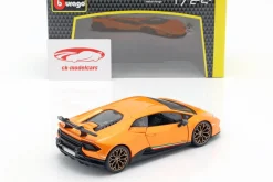 Lamborghini Huracan Performante Baujahr 2017 orange metallic 1:24 Bburago