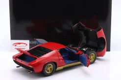 Lamborghini Miura P400 Baujahr 1968 rot / gold 1:12 Kyosho
