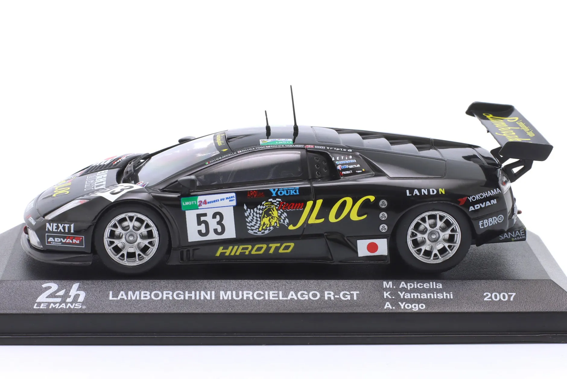Lamborghini Murcielago R-GT #53 24h LeMans 2007 Yamanishi, Apicella, Yogou 1:43 Altaya
