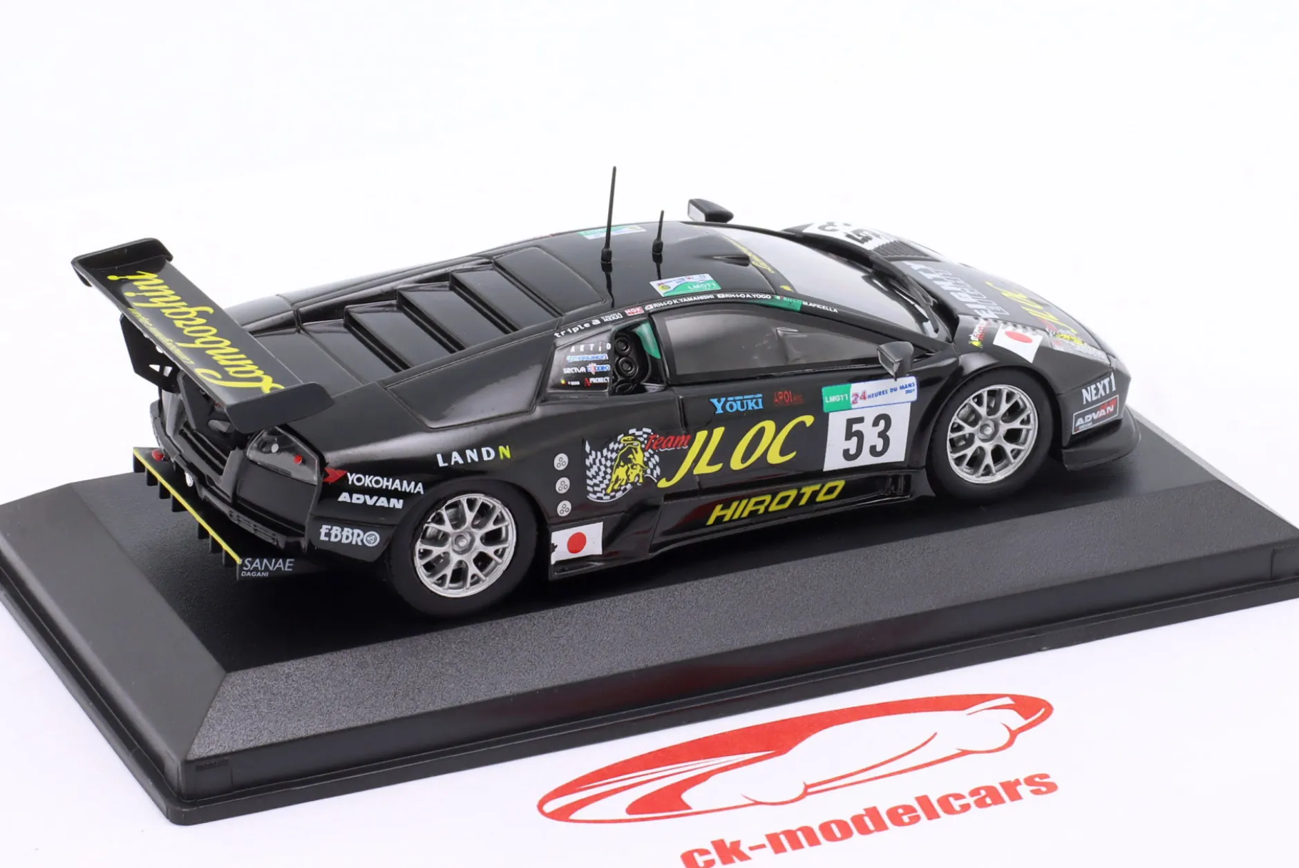 Lamborghini Murcielago R-GT #53 24h LeMans 2007 Yamanishi, Apicella, Yogou 1:43 Altaya
