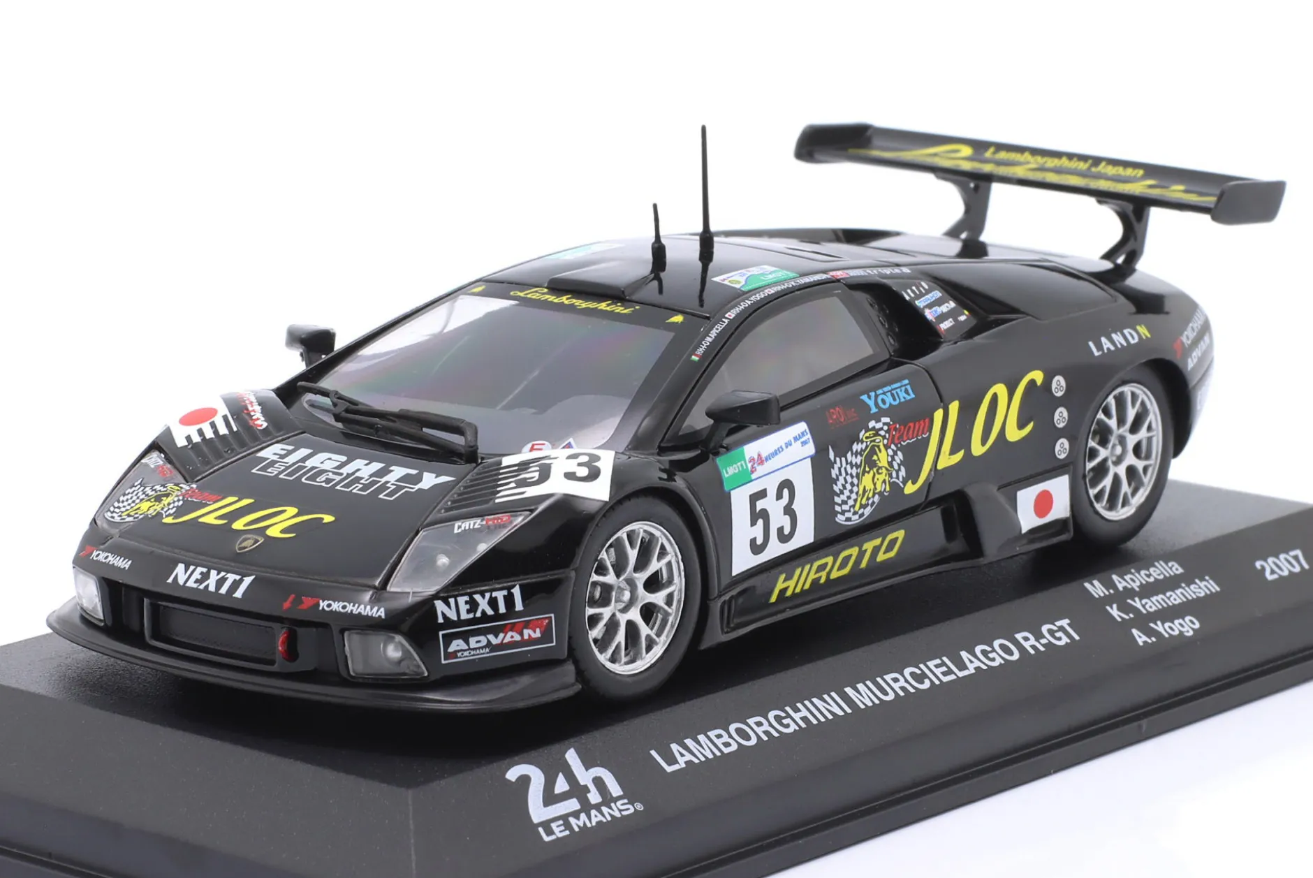 Lamborghini Murcielago R-GT #53 24h LeMans 2007 Yamanishi, Apicella, Yogou 1:43 Altaya