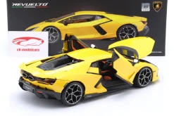 Lamborghini Revuelto Hybrid Baujahr 2023 gelb 1:18 Maisto