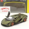 Lamborghini Sian FKP 37 Baujahr 2019 matt olivgrün 1:24 Bburago