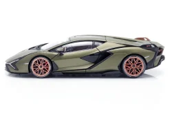 Lamborghini Sian FKP 37 Baujahr 2020 matt olivgrün 1:18 Bburago