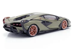 Lamborghini Sian FKP 37 Baujahr 2020 matt olivgrün 1:18 Bburago
