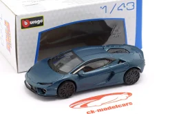 Lamborghini Temerario Baujahr 2024 mattblau metallic 1:43 Bburago