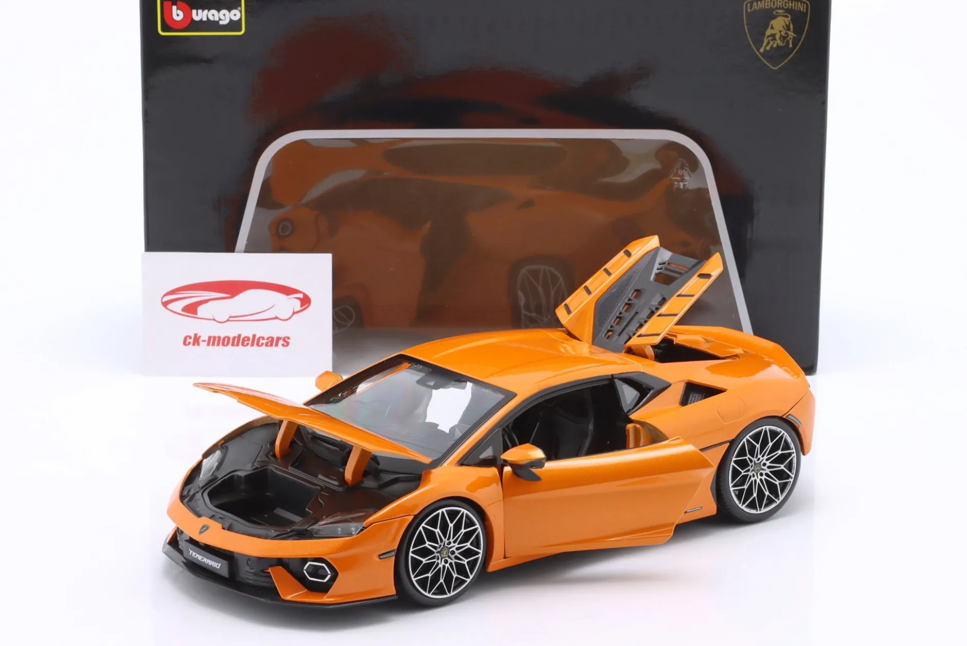 Lamborghini Temerario Baujahr 2024 orange 1:18 Bburago