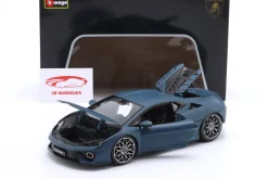 Lamborghini Temerario Baujahr 2024 mattblau 1:18 Bburago