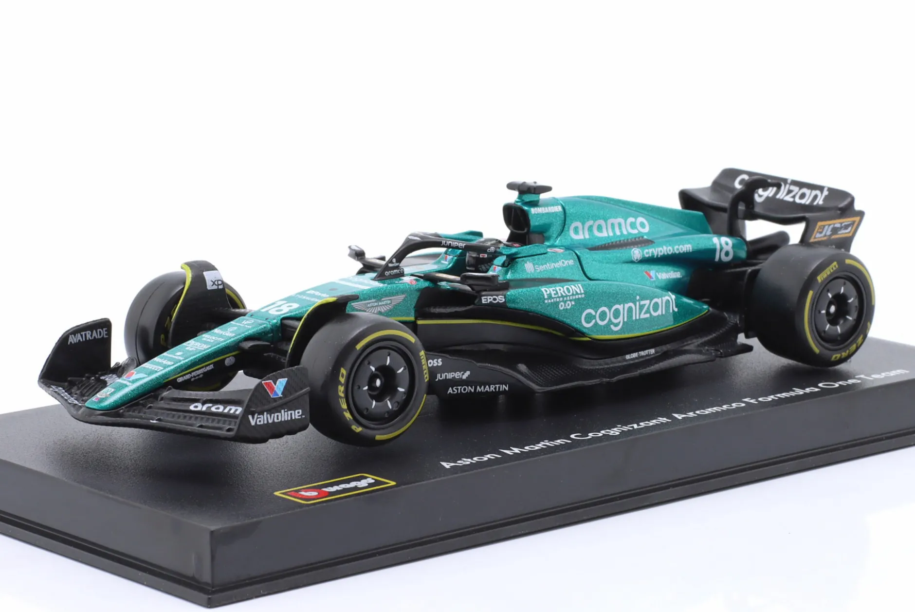 Lance Stroll Aston Martin AMR23 #18 Formel 1 2023 1:43 Bburago