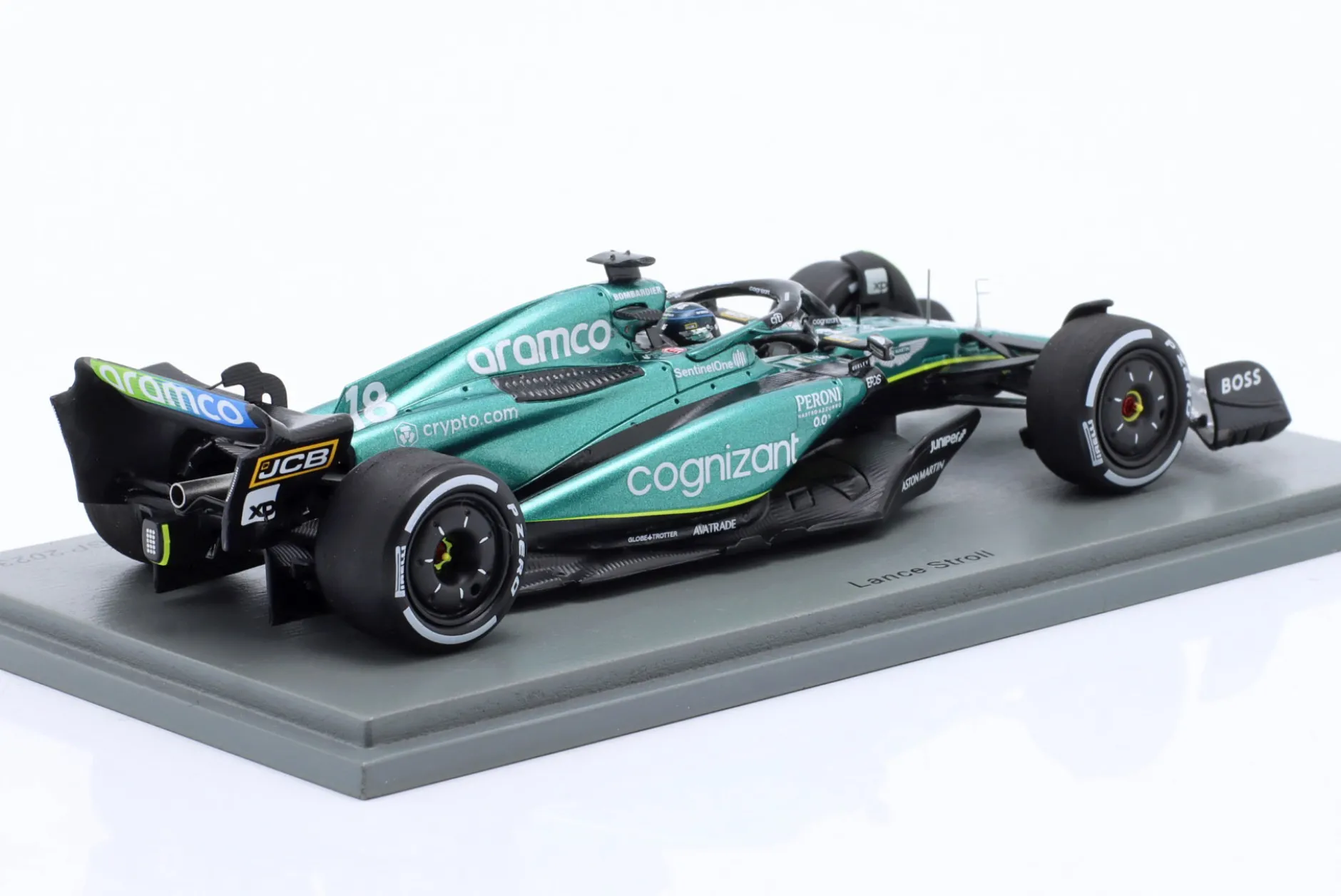 Lance Stroll Aston Martin AMR23 #18 6th Bahrain GP Formel 1 2023 1:43 Spark
