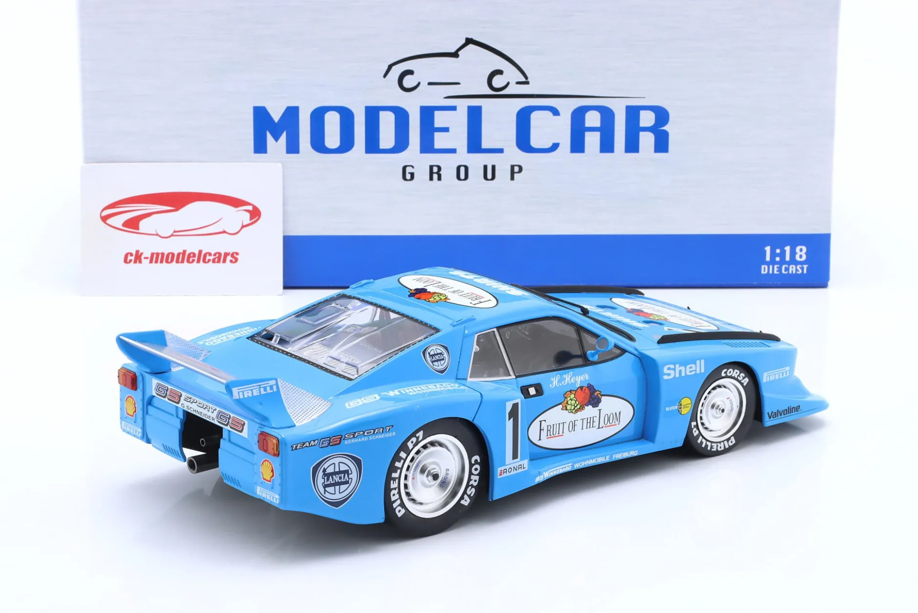 Lancia Beta Montecarlo Turbo #1 7th DRM Nürburgring 1981 Hans Heyer 1:18 MCG