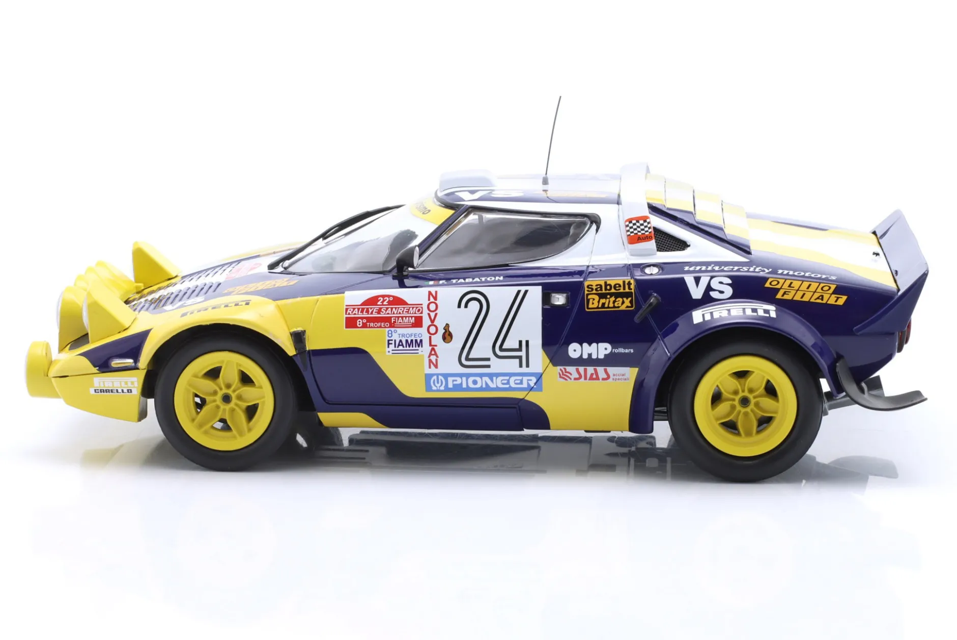 Lancia Stratos HF #24 Rallye SanRemo 1980 Tabaton, Radaelli 1:18 Minichamps