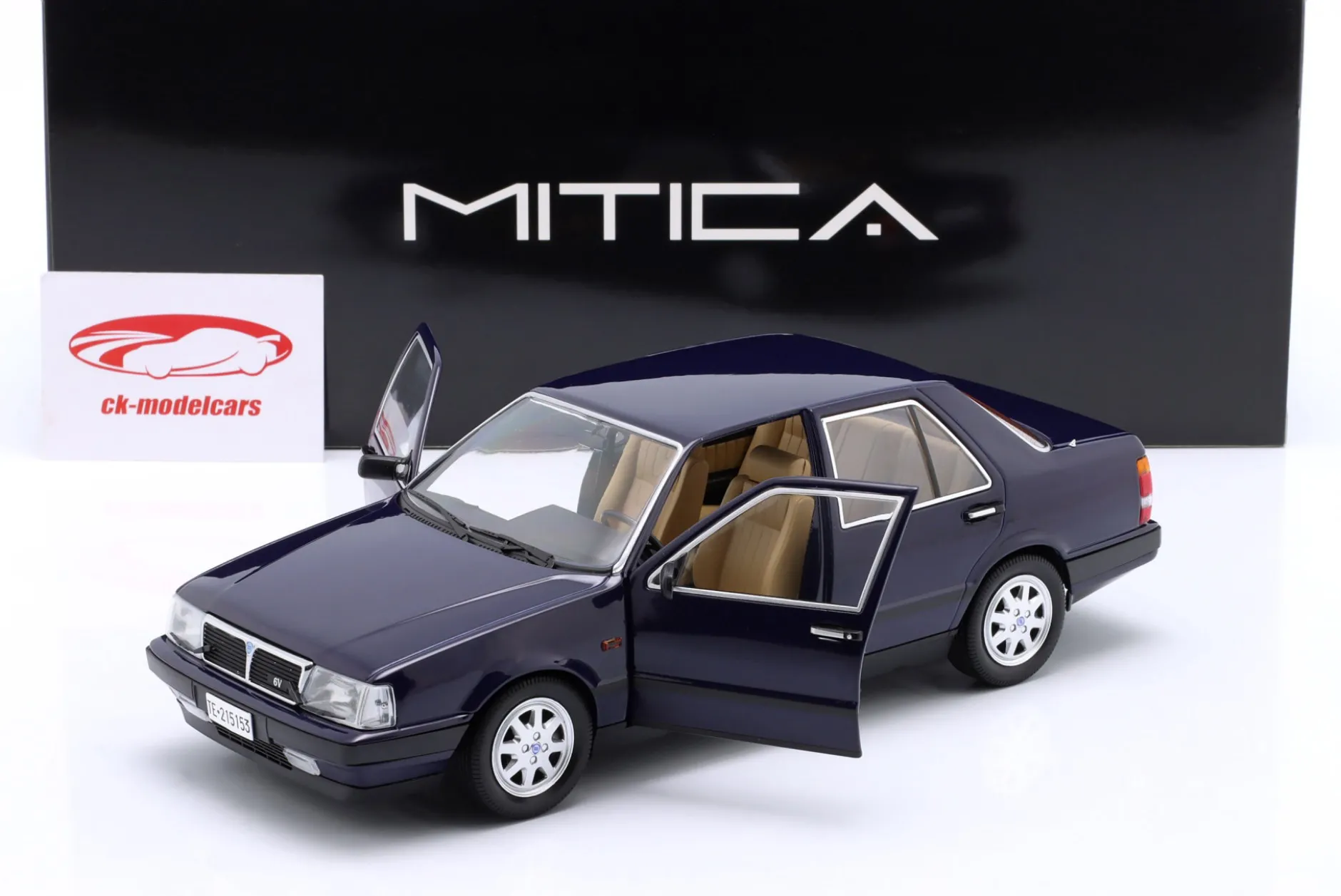 Lancia Thema 6V 1S Baujahr 1984 Lancia blau 1:18 MITICA