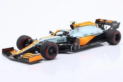 Lando Norris McLaren MCL35M Gulf #4 3rd Monaco GP Formel 1 2021 1:18 Minichamps
