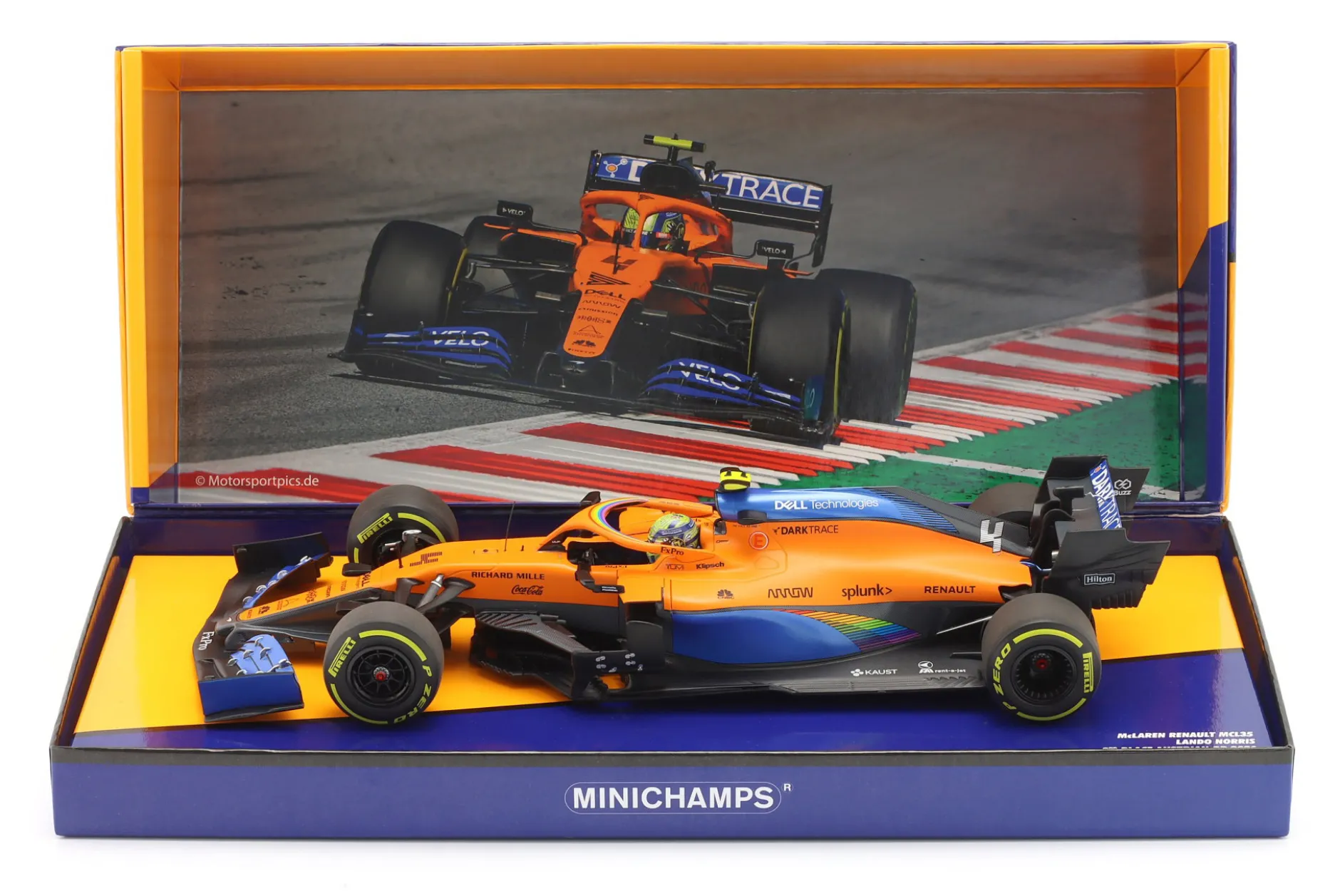 Lando Norris McLaren MCL35 #4 3rd Österreich GP Formel 1 2020 1:18 Minichamps