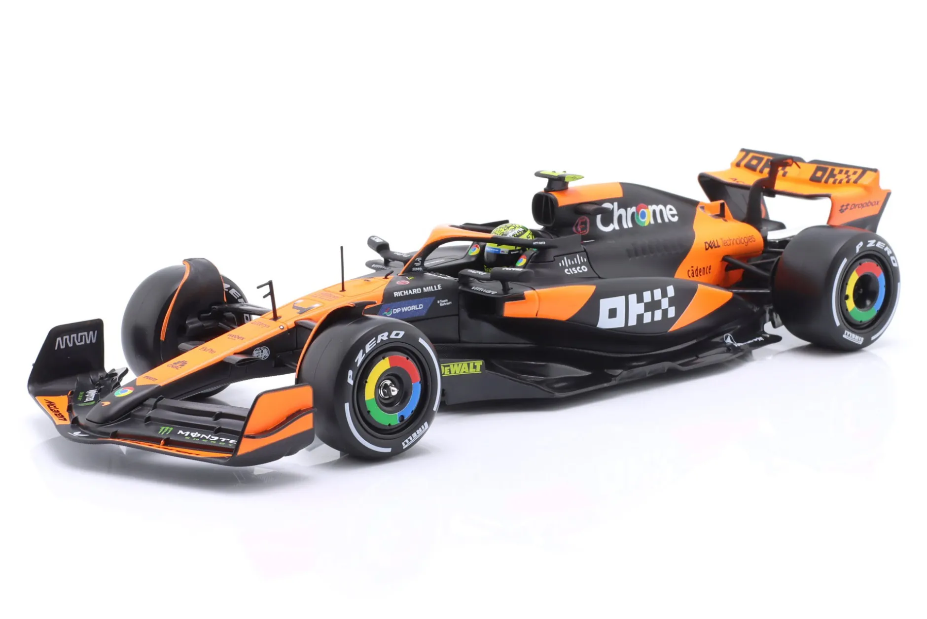 Lando Norris McLaren MCL38 #4 Sieger Miami GP Formel 1 2024 1:24 Bburago