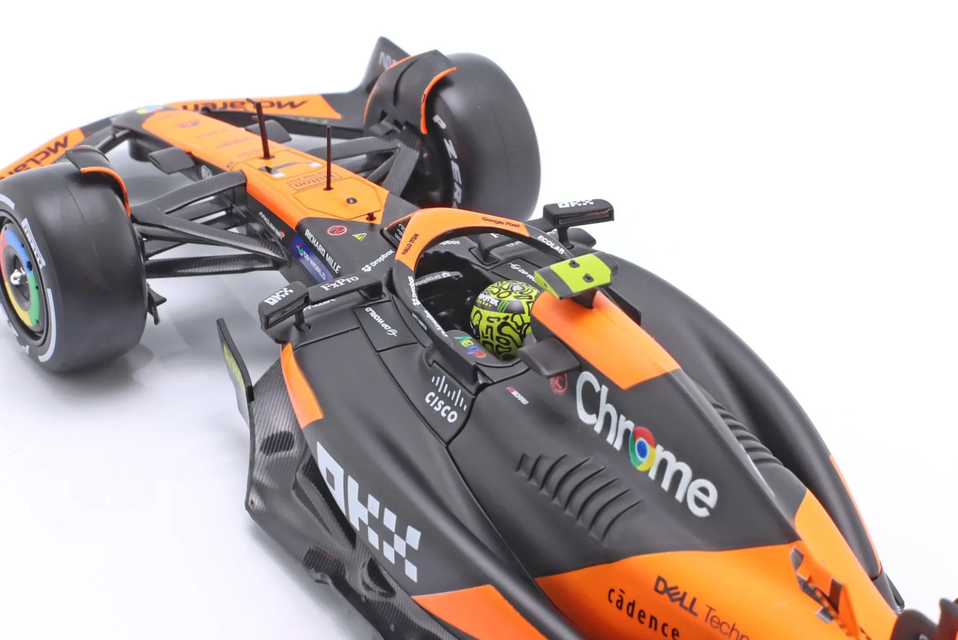 Lando Norris McLaren MCL38 #4 Sieger Miami GP Formel 1 2024 1:24 Bburago