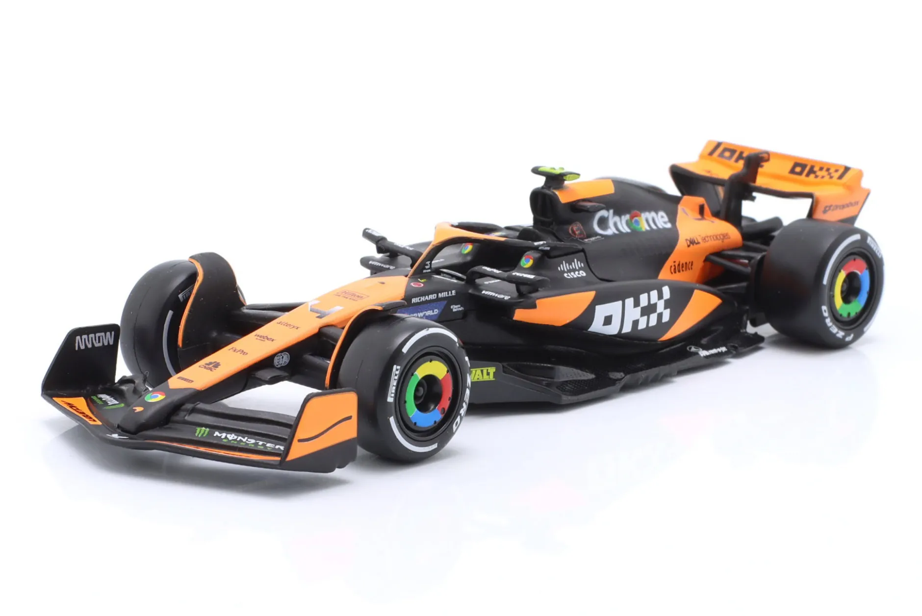 Lando Norris McLaren MCL38 #4 Sieger Miami GP Formel 1 2024 1:43 Bburago
