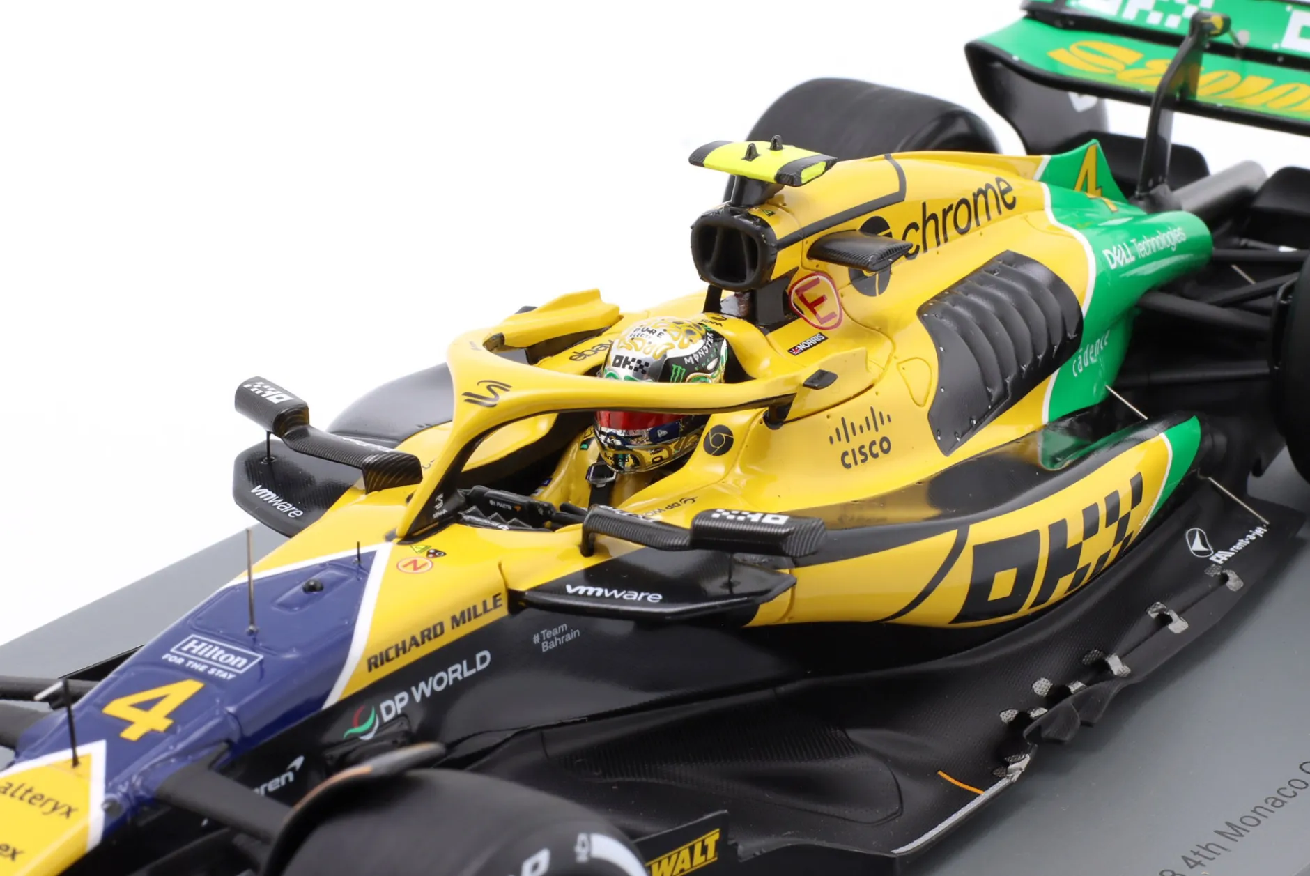 Lando Norris McLaren MCL38 #4 4th Monaco GP Formel 1 2024 1:18 Spark