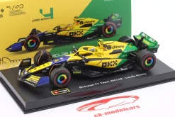 Lando Norris McLaren MCL38 #4 4th Monaco GP Formel 1 2024 1:43 Bburago