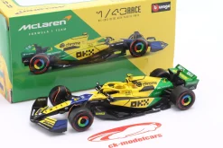 Lando Norris McLaren MCL38 #4 4th Monaco GP Formel 1 2024 1:43 Bburago
