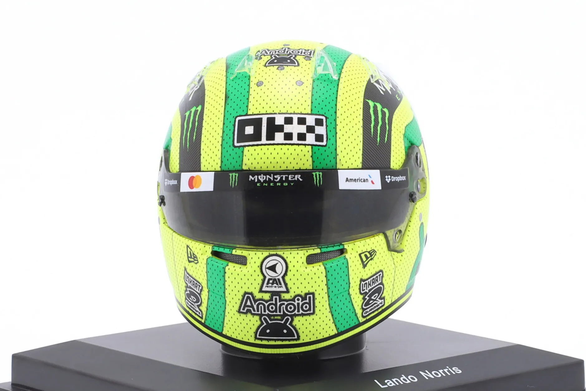 Lando Norris McLaren #4 2nd USA GP Formel 1 Weltmeister 2025 Helm 1:5 Spark