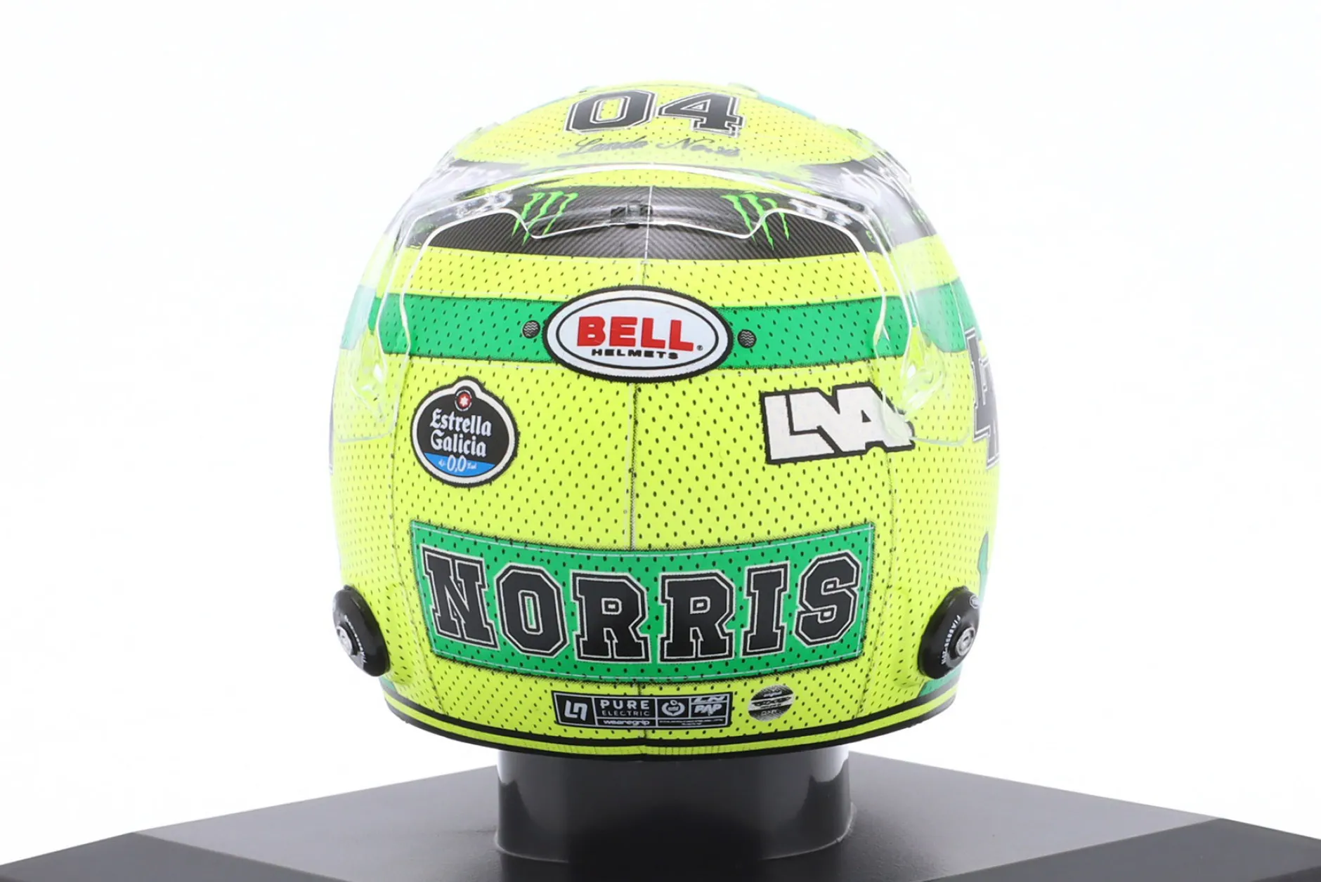 Lando Norris McLaren #4 2nd USA GP Formel 1 Weltmeister 2025 Helm 1:5 Spark