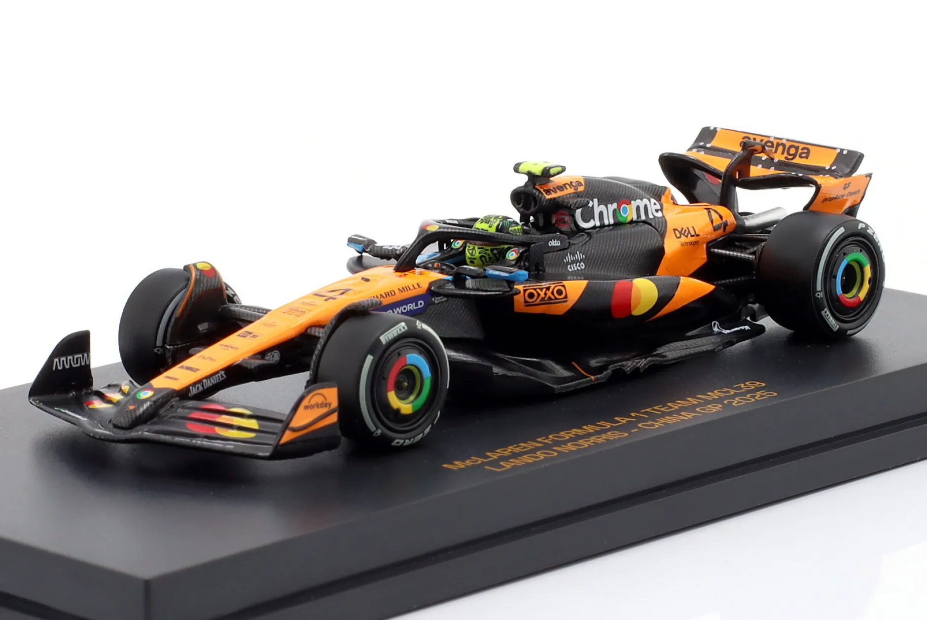Lando Norris MCL39 #4 2nd China GP Formel 1 Weltmeister 2025 1:64 Minichamps