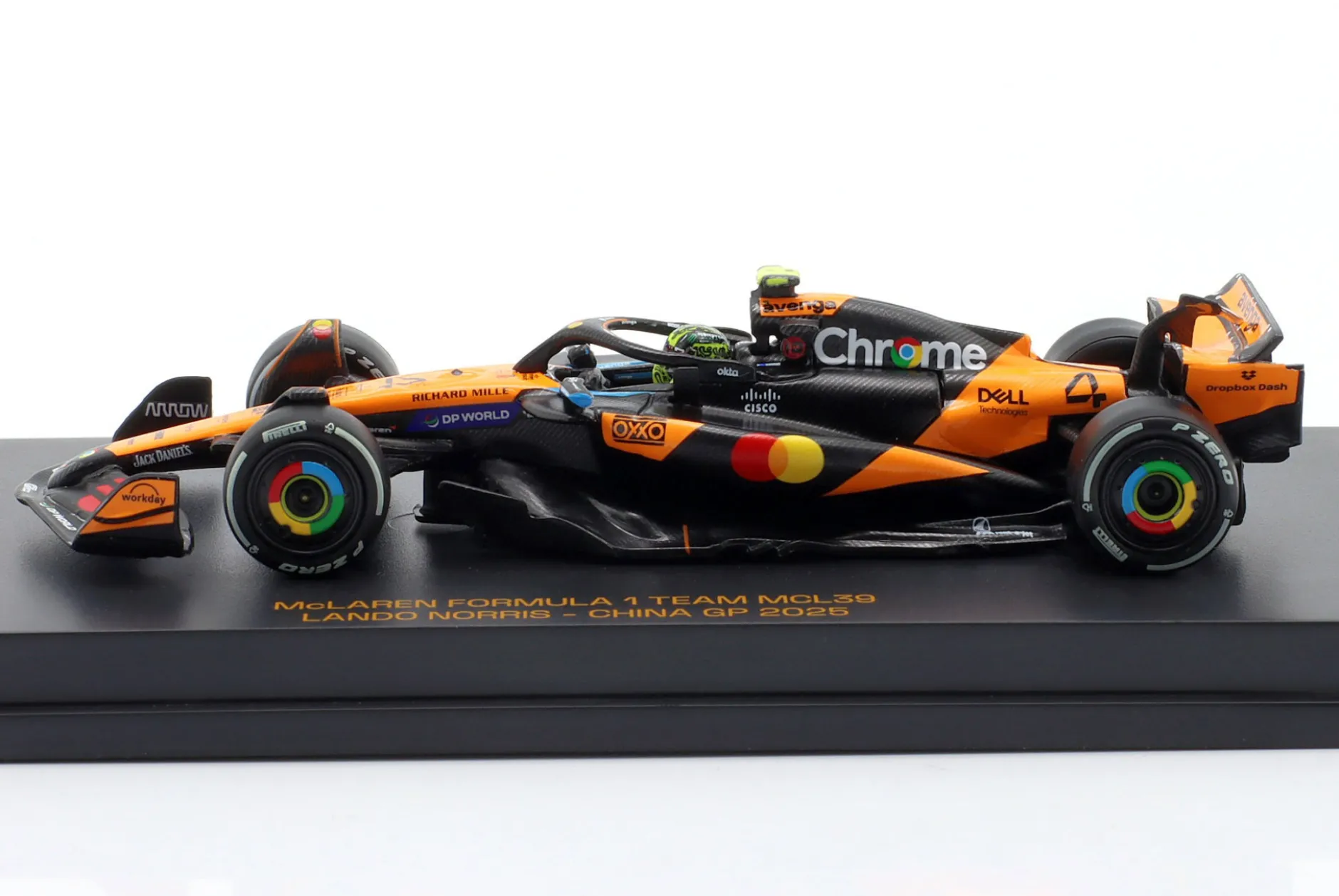 Lando Norris MCL39 #4 2nd China GP Formel 1 Weltmeister 2025 1:64 Minichamps