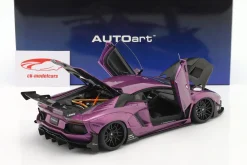 LB-Works Lamborghini Aventador Limited Edition violett metallic 1:18 AUTOart