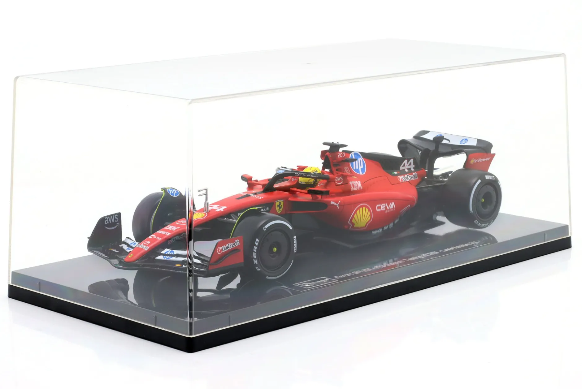 Lewis Hamilton Ferrari SF-23 #44 1st Rollout Fiorano Test Formel 1 2025 1:18 Bburago