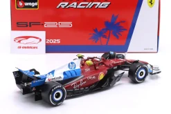 Lewis Hamilton Ferrari SF-25 #44 8th Miami GP Formel 1 2025 1:18 Bburago