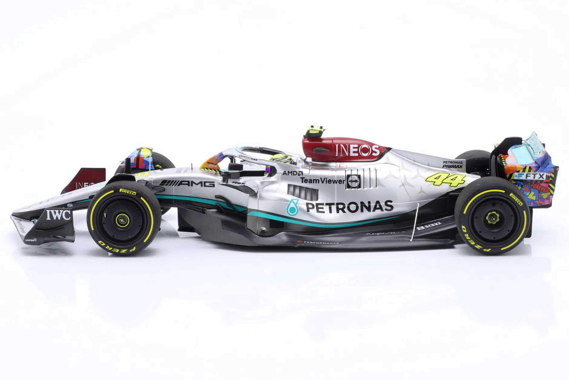 Lewis Hamilton Mercedes-AMG F1 W13 #44 6th Miami GP Formel 1 2022 1:18 Minichamps