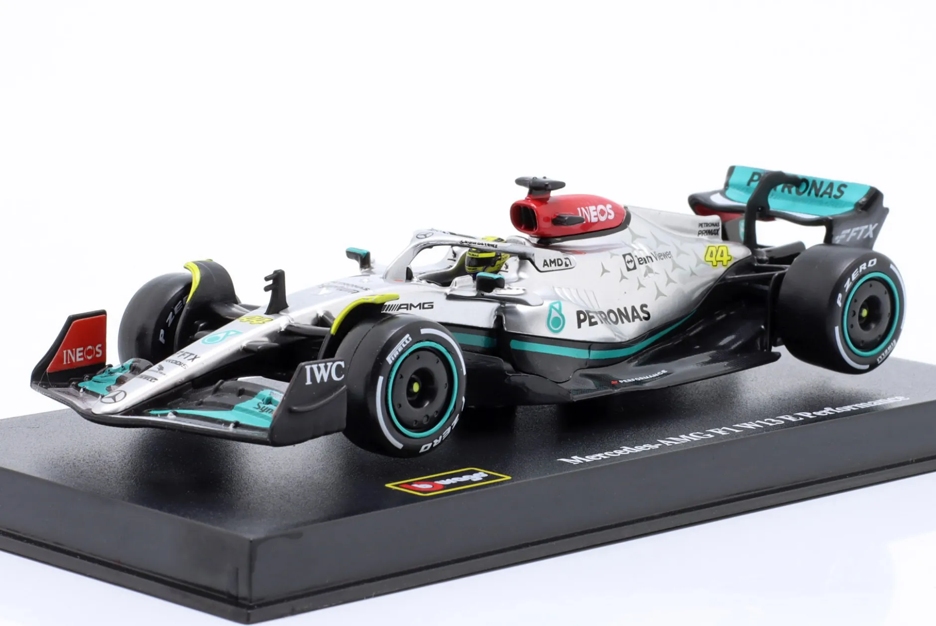 Lewis Hamilton Mercedes-AMG F1 W13 #44 Formel 1 2022 1:43 Bburago
