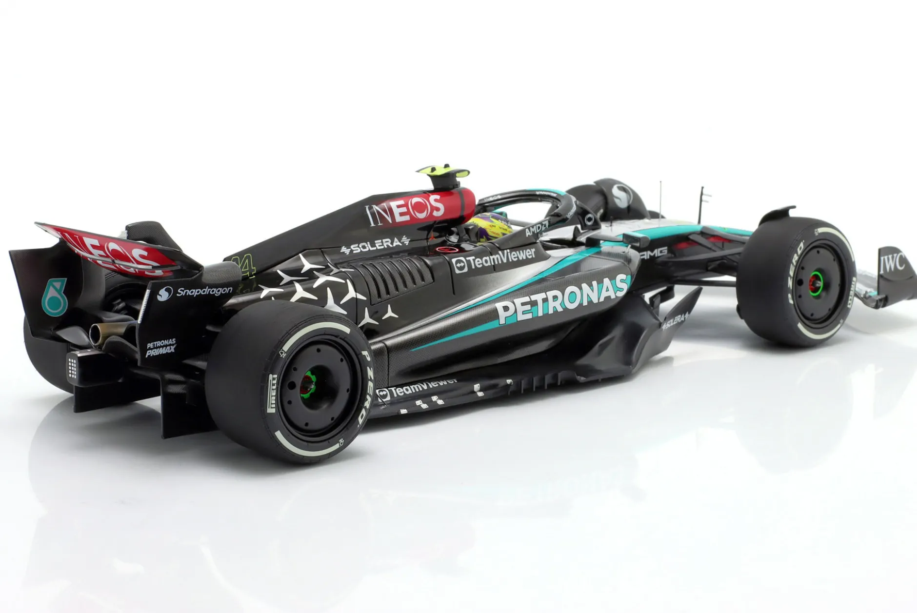Lewis Hamilton Mercedes-AMG F1 W15 #44 4th Österreich GP Formel 1 2024 1:18 Minichamps