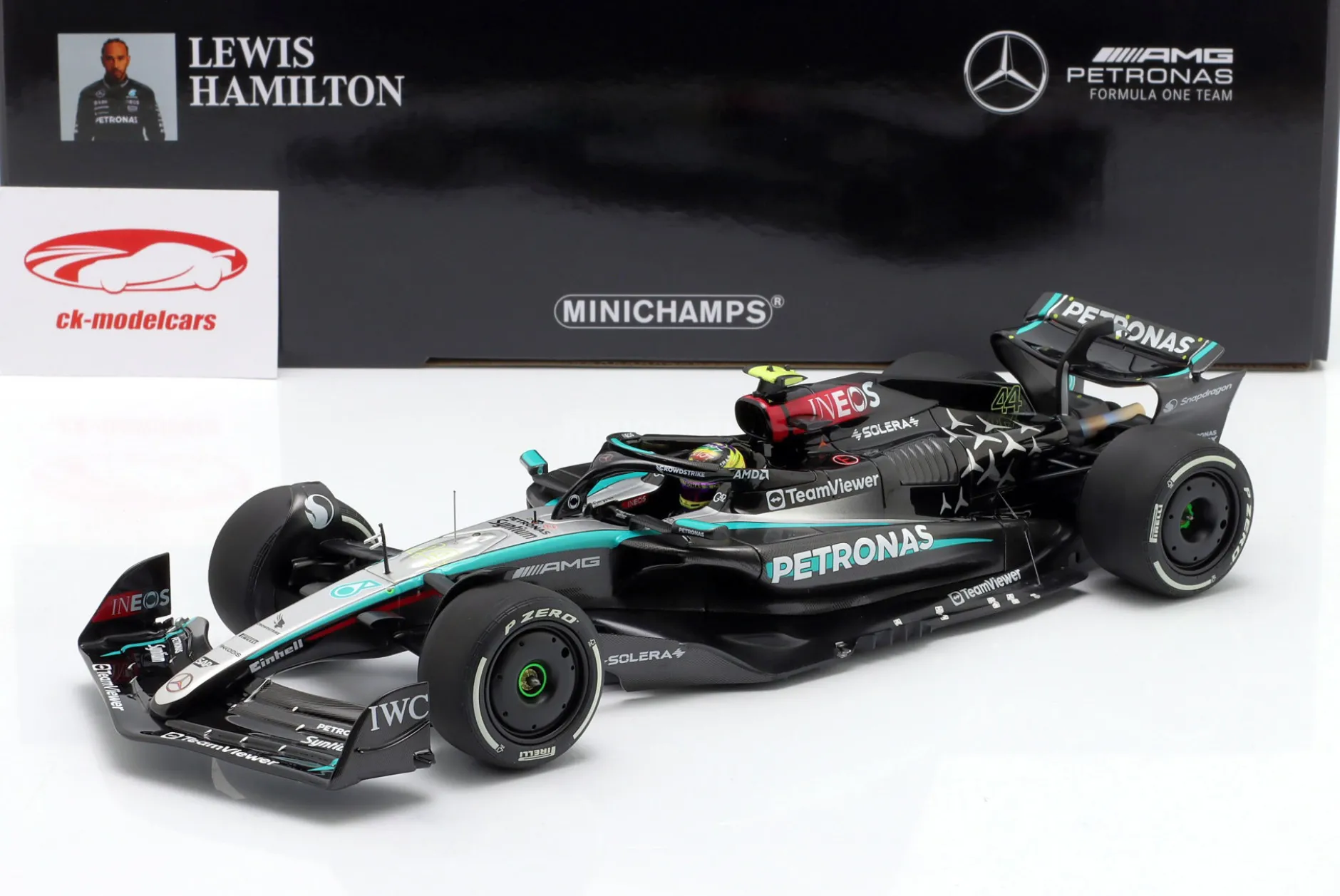 Lewis Hamilton Mercedes-AMG F1 W15 #44 4th Österreich GP Formel 1 2024 1:18 Minichamps