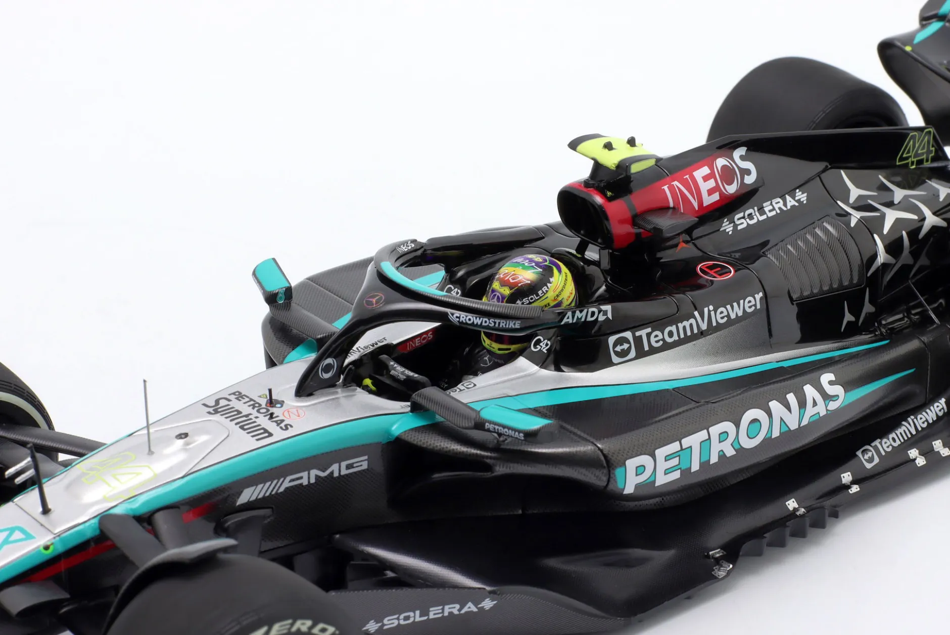 Lewis Hamilton Mercedes-AMG F1 W15 #44 4th Österreich GP Formel 1 2024 1:18 Minichamps