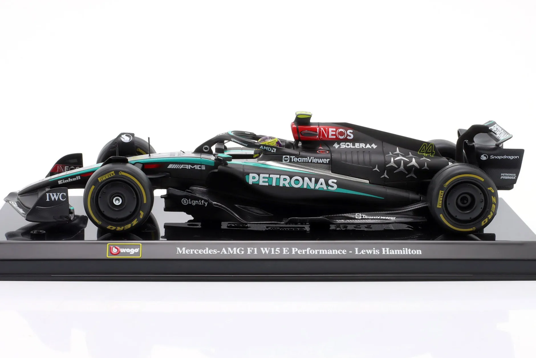 Lewis Hamilton Mercedes-AMG F1 W15 #44 Formel 1 2024 1:24 Bburago