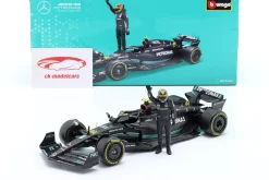 Lewis Hamilton Mercedes-AMG F1 W14 #44 Formel 1 2023 mit Figur 1:24 Bburago
