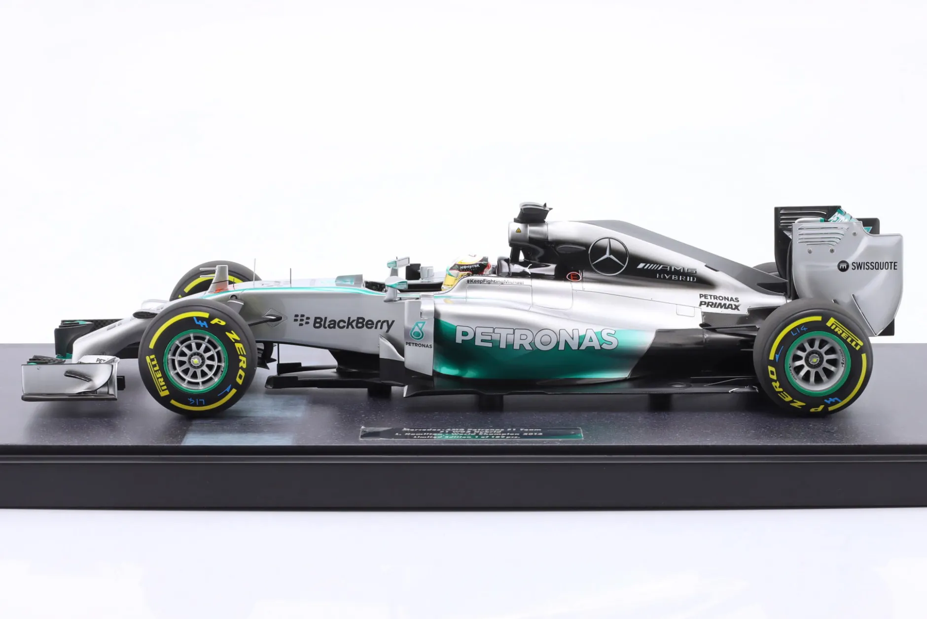 Lewis Hamilton Mercedes F1 W05 #44 Formel 1 Weltmeister 2014 1:12 Minichamps
