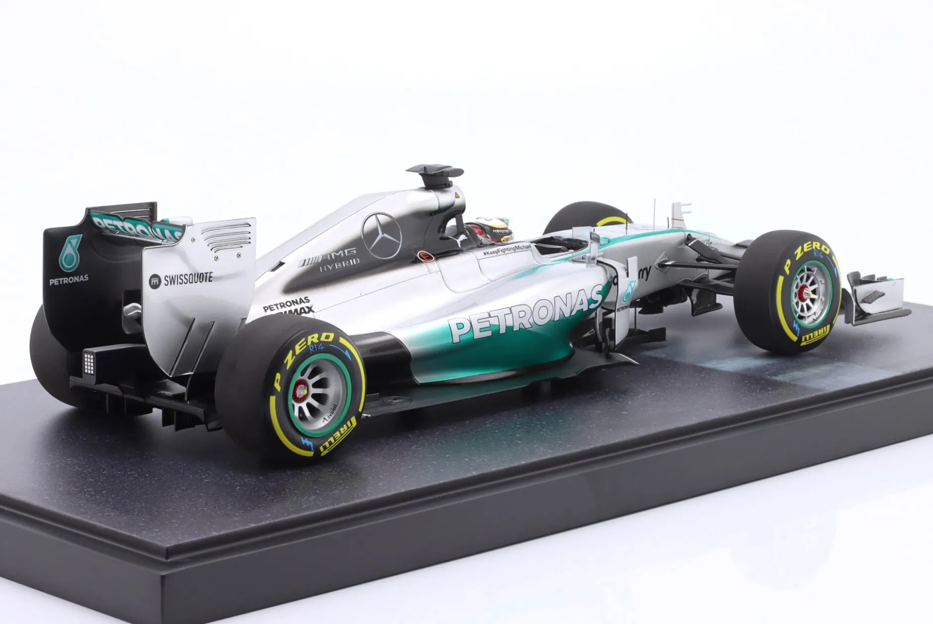 Lewis Hamilton Mercedes F1 W05 #44 Formel 1 Weltmeister 2014 1:12 Minichamps