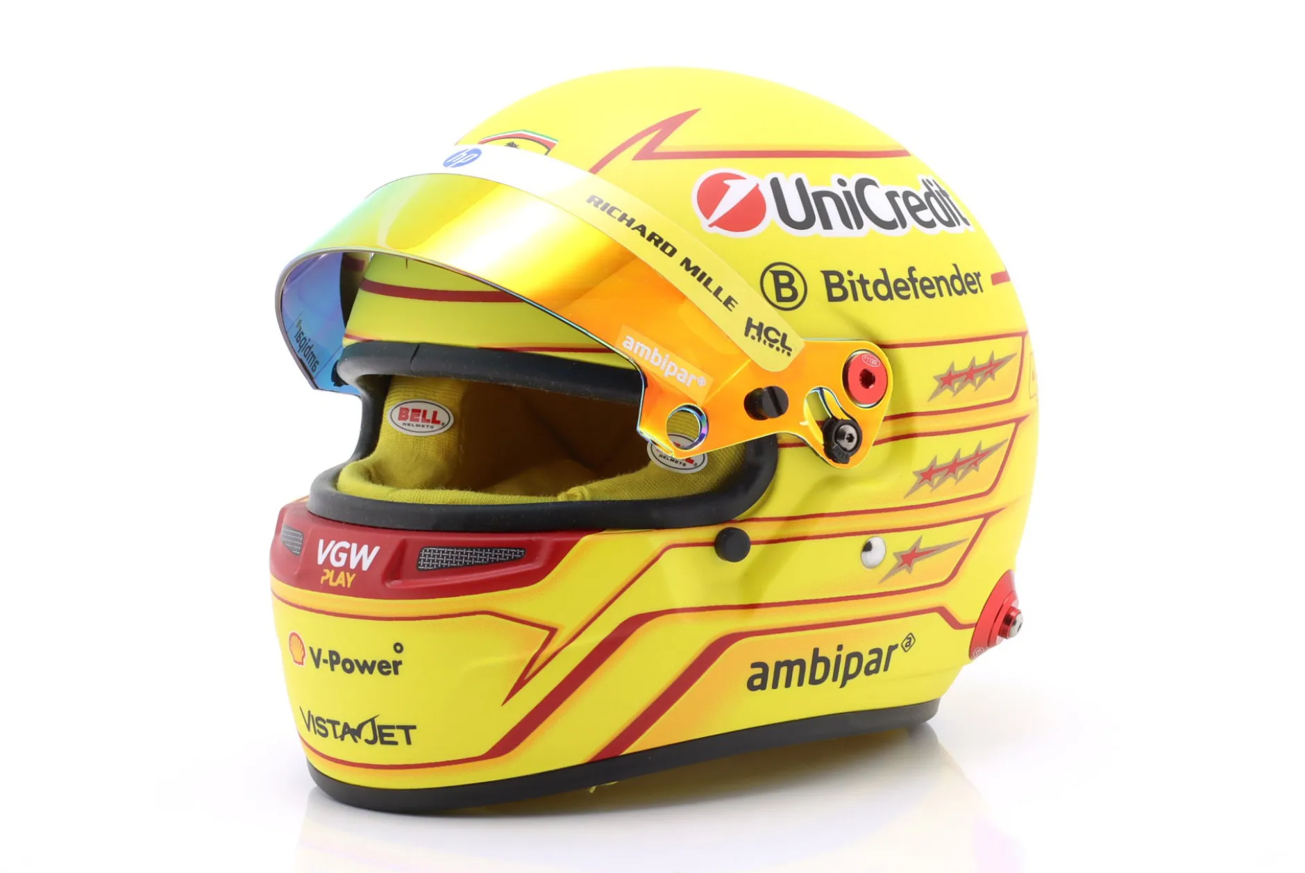 Lewis Hamilton #44 Scuderia Ferrari Formel 1 2025 Helm 1:2 Bell