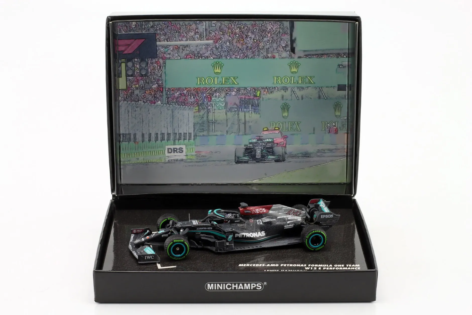 L. Hamilton Mercedes-AMG F1 W12 #44 2nd Ungarn GP Formel 1 2021 1:43 Minichamps