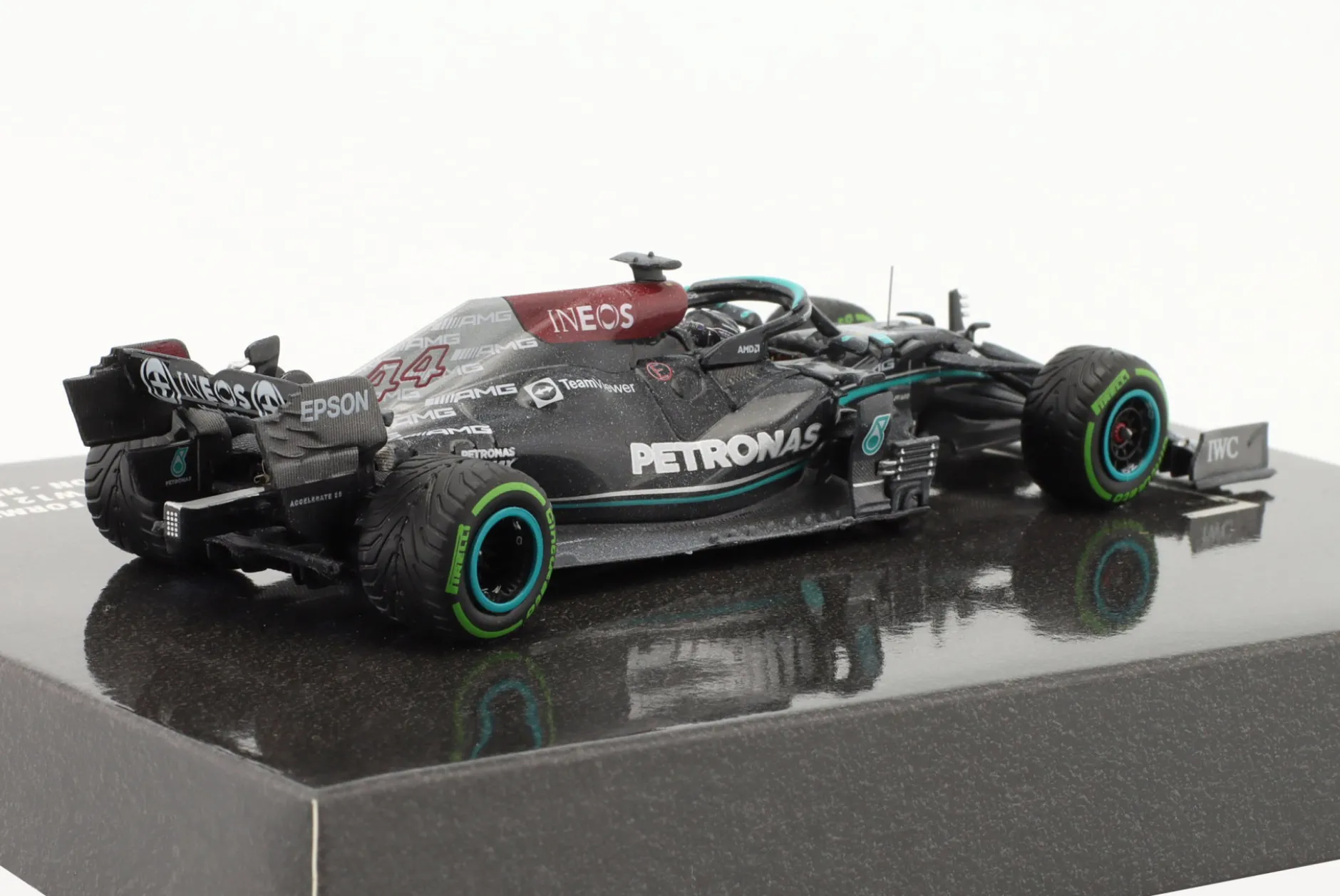 L. Hamilton Mercedes-AMG F1 W12 #44 2nd Ungarn GP Formel 1 2021 1:43 Minichamps
