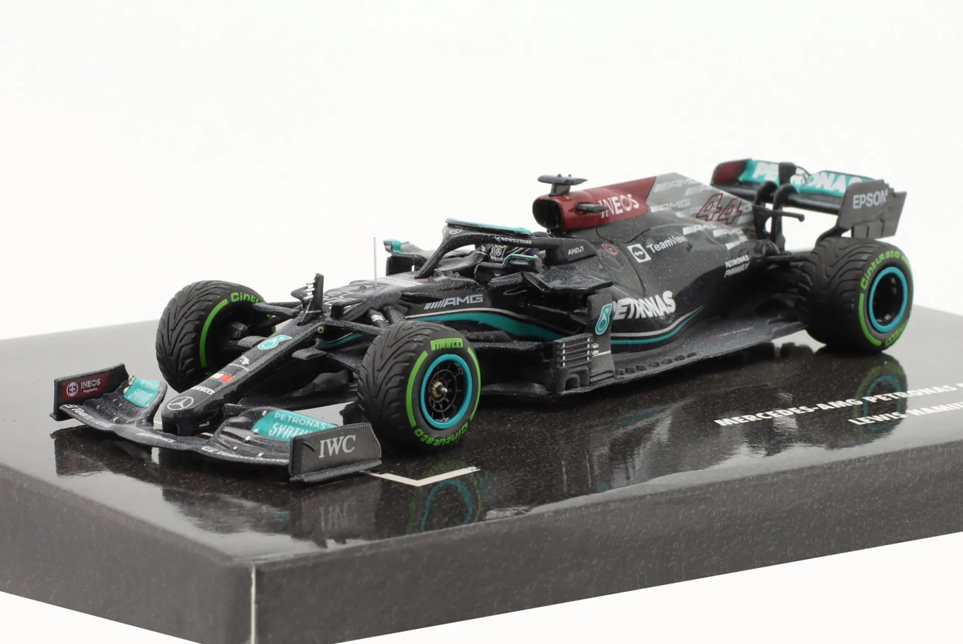 L. Hamilton Mercedes-AMG F1 W12 #44 2nd Ungarn GP Formel 1 2021 1:43 Minichamps