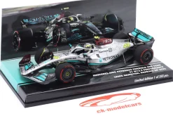 L. Hamilton Mercedes-AMG F1 W13 #44 3rd Bahrain GP Formel 1 2022 1:43 Minichamps