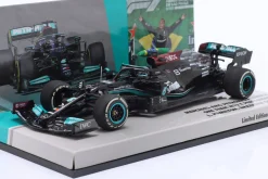 L. Hamilton Mercedes-AMG F1 W12 #44 Sieger Brasilien GP Formel 1 2021 1:43 Minichamps