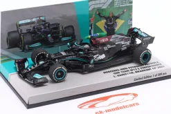 L. Hamilton Mercedes-AMG F1 W12 #44 Sieger Brasilien GP Formel 1 2021 1:43 Minichamps