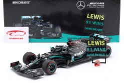 L. Hamilton Mercedes-AMG F1 W11 #44 91st Win Eifel GP Formel 1 2020 1:18 Minichamps